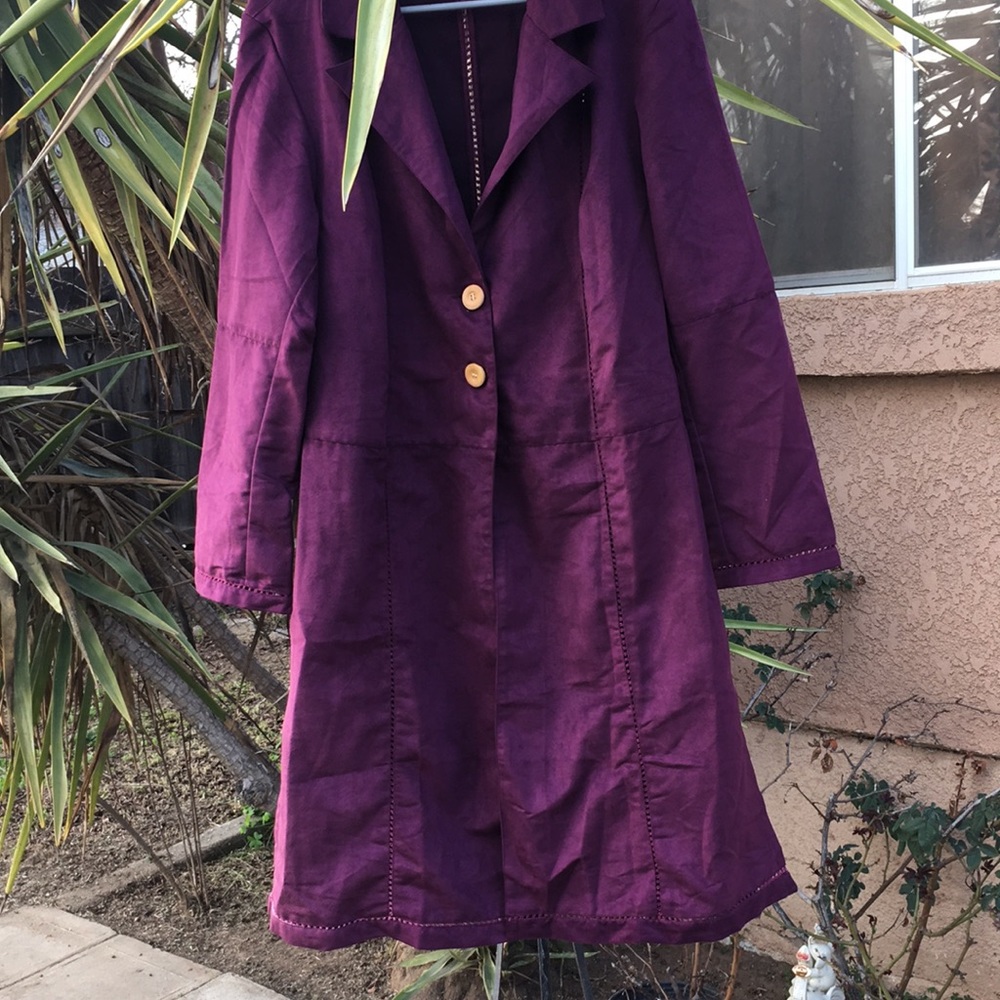 Cindy Ambuehl trench blazer